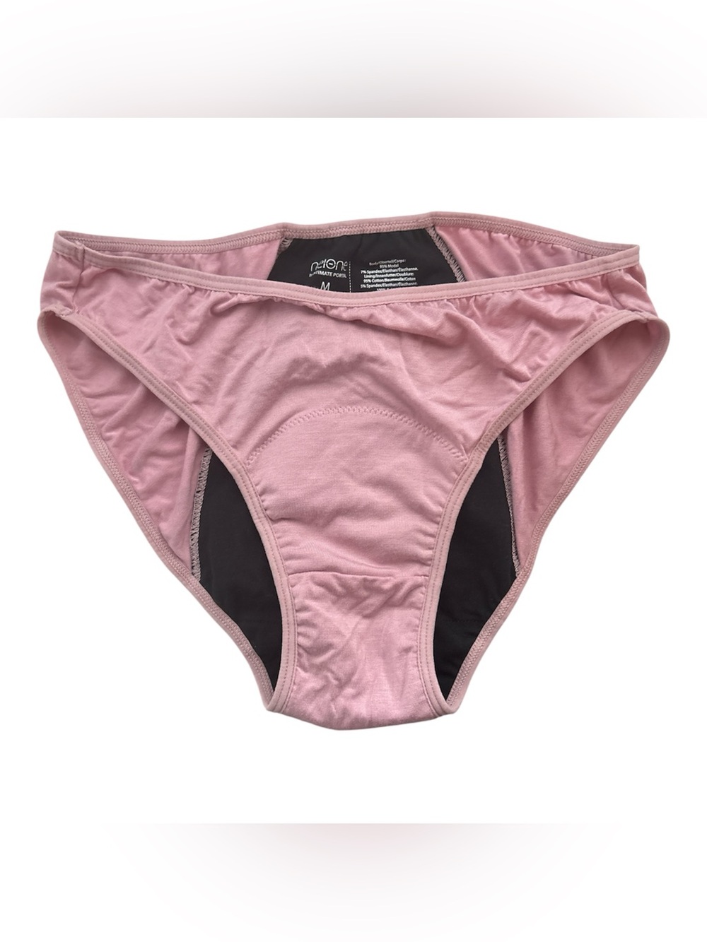Neione Women's Pink Bikini Bottom period underwear- Classic Coverage